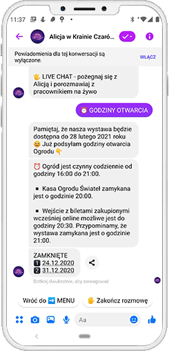 Chatbot na messengerze